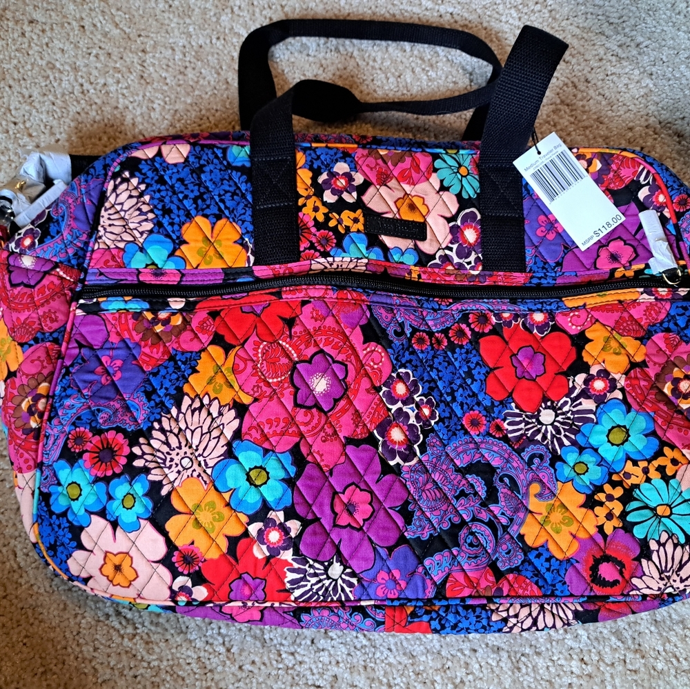 Vera Bradley medium traveler bag